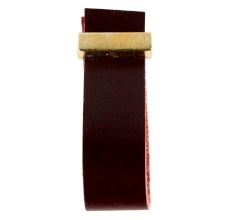 Cherry Faux Leather Pull Knob